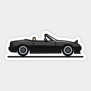 Mazda Miata NA Black and tan Sticker